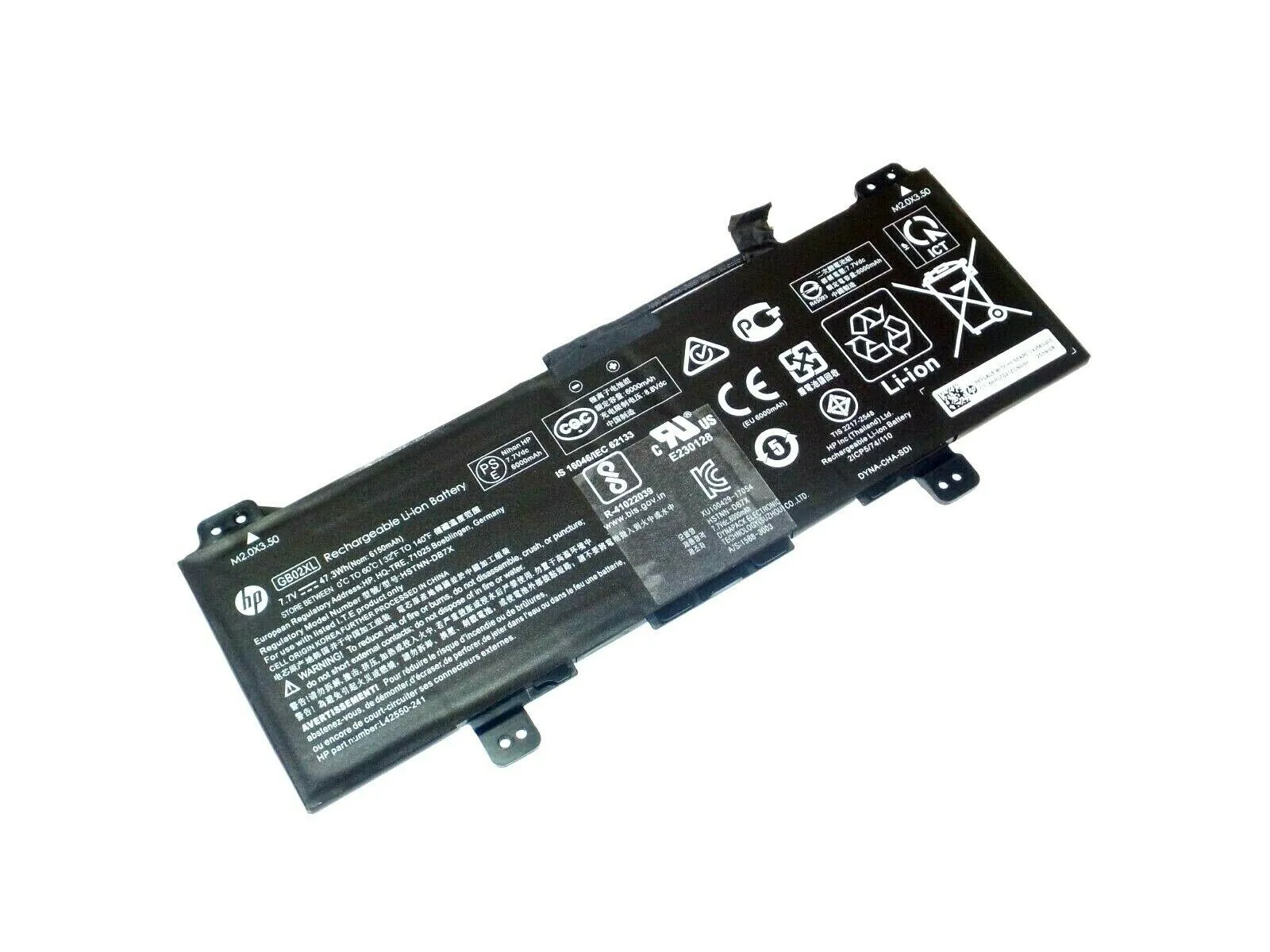 

New OEM HP ChromeBook 14-DB0051CL HP 11 G7 EE Battery GB02XL L42583-005 replacement