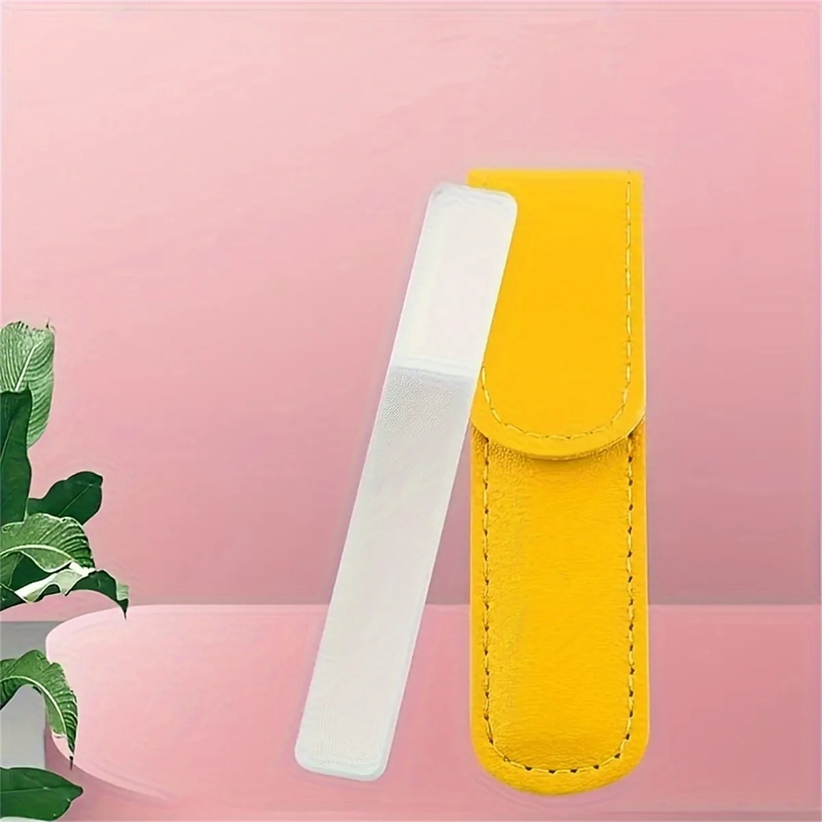 

Small Glass Nail File & Nano Shiner Set - Gentle, Alcohol-Free,Manicure Tool for Shaping, Polishing, and Shining Natural