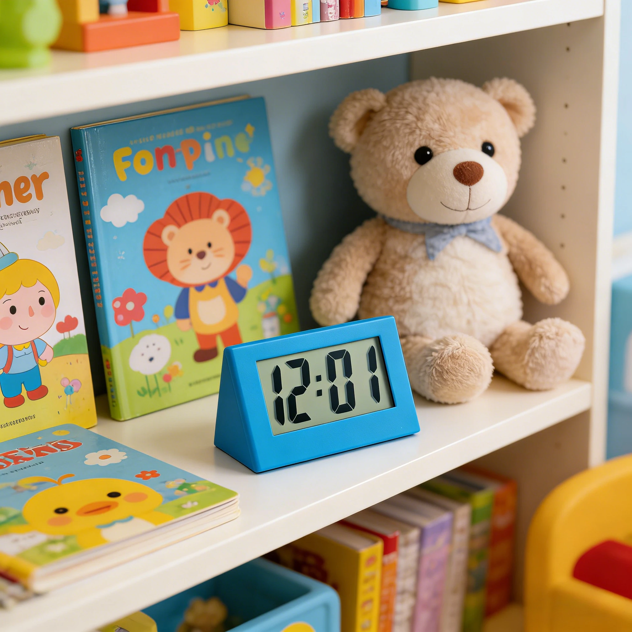 Mini Triangle Electronic Clock Portable Car Bedside Clock Cute Simple Digital Clock for Student Home Promotional Gift.