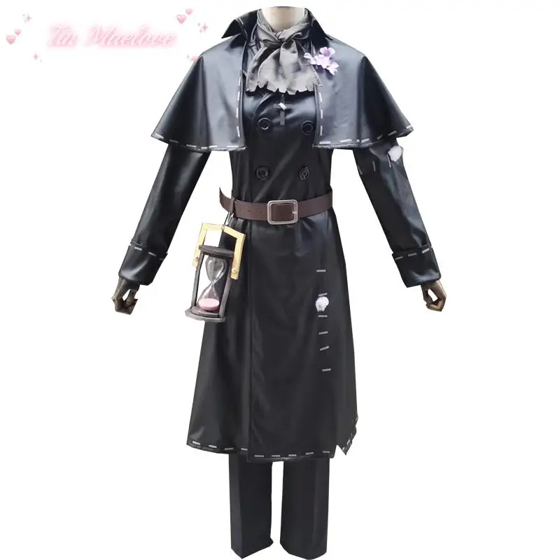 Game Identity V Cosplay Costumes Grave Keeper Andrew Kreiss Cosplay Costume Original Skin Black Uniforms Costume Suits Survivor