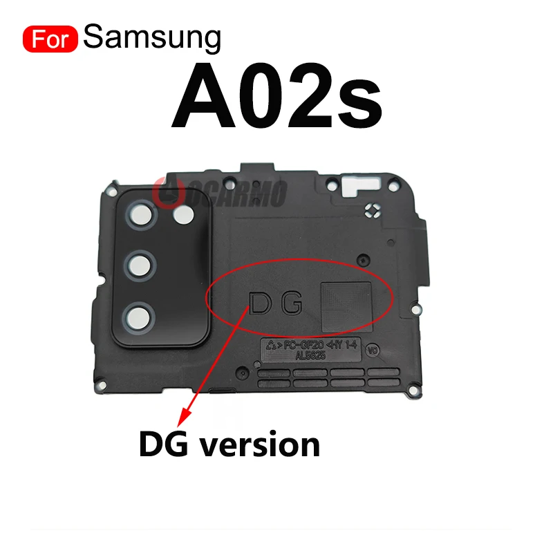 For Samsung Galaxy A02S Motherboard Main Board Cover Plate With Camera Lens Frame Repair Replacement Parts