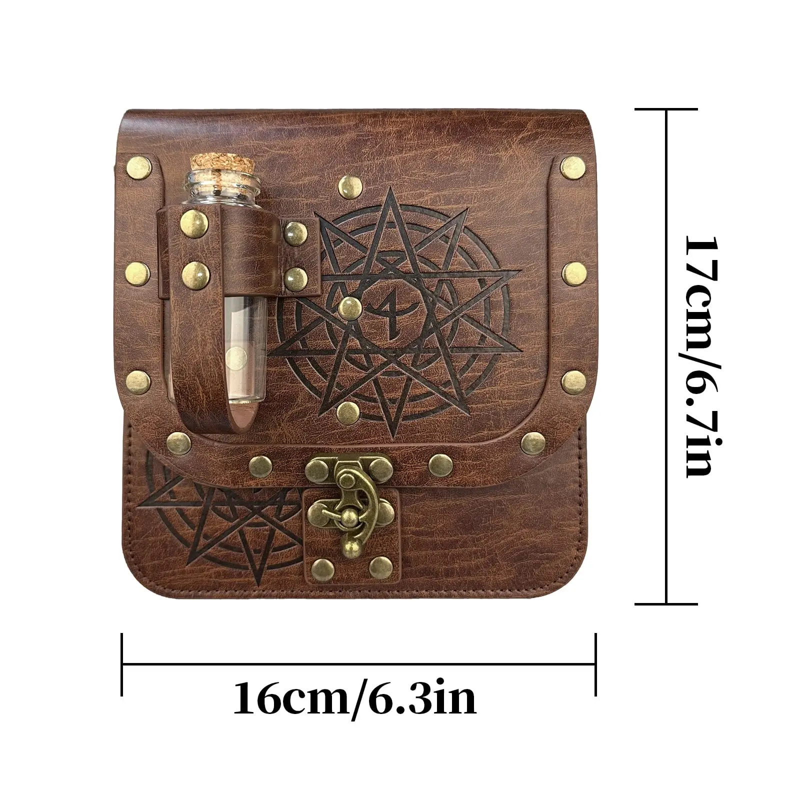 1pc Medieval Viking Retro Belt Skirt Clip Waist Bag Viking Role Playing and Renaissance Activities Halloween LARP