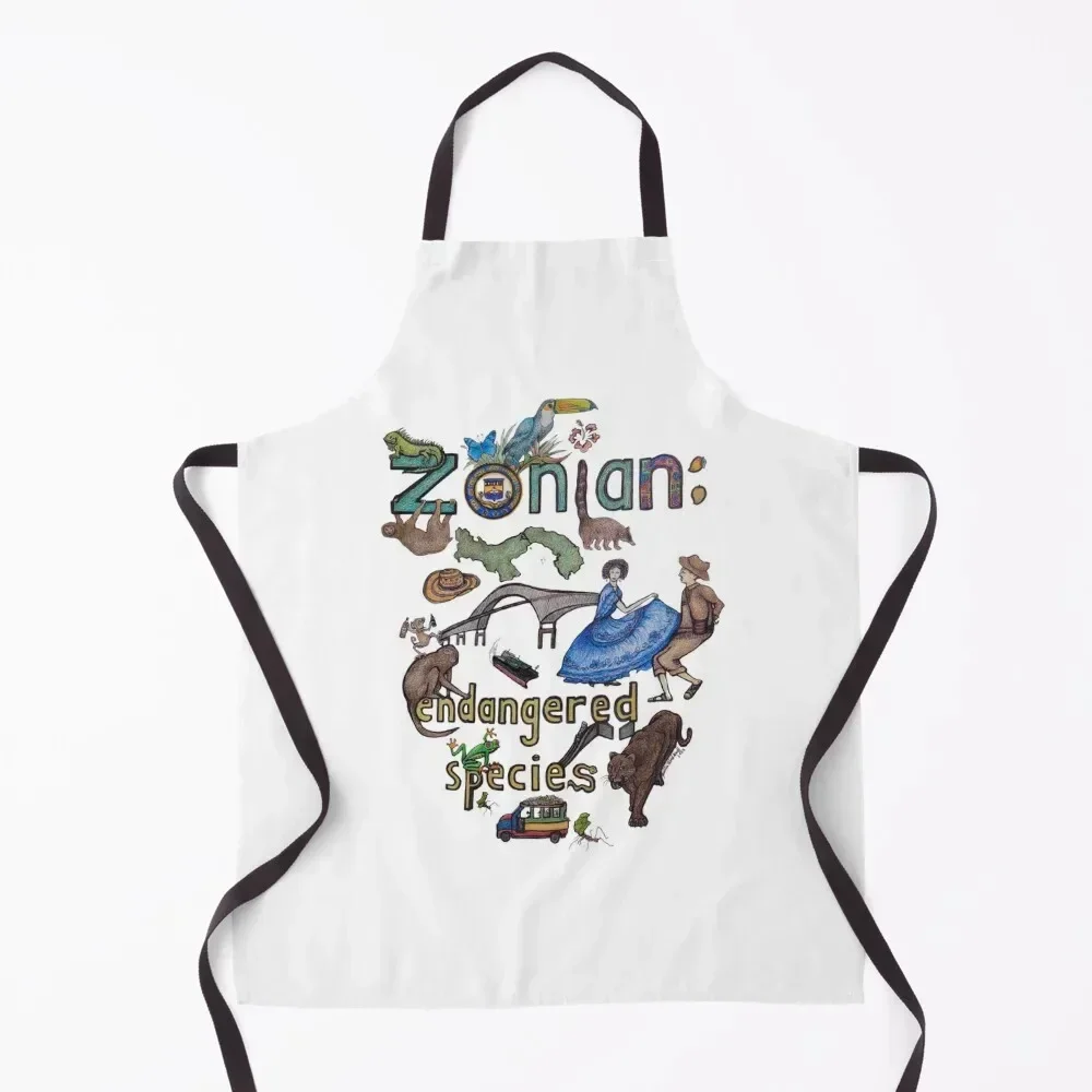 

Canal Zone memories Apron christmas kitchen Barista Waterproof Kitchen Woman Goods For Home And Kitchen Apron