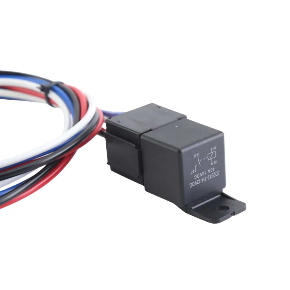 Electric Radiator Cooling Fan Relay Kit Thermostat Temperature Switch DC12V/24V