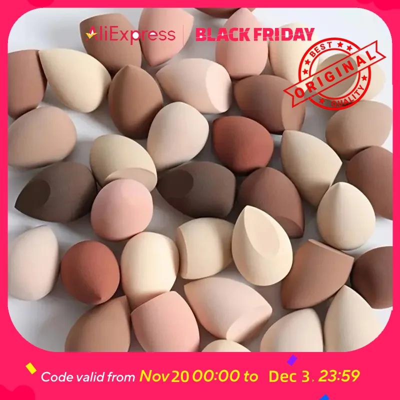 Paquet de 6 éponges de maquillage pour fond de teint impeccable – Éponge de beauté pour mélange de maquillage liquide et crème, parfaite pour les fêtes de vacances et