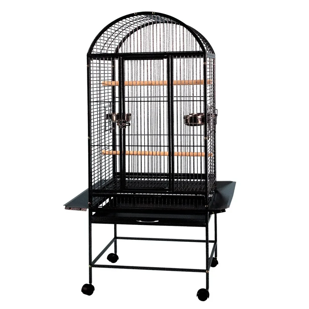 80024-stainless Steel Decorative Parrot Canary Bird Cage