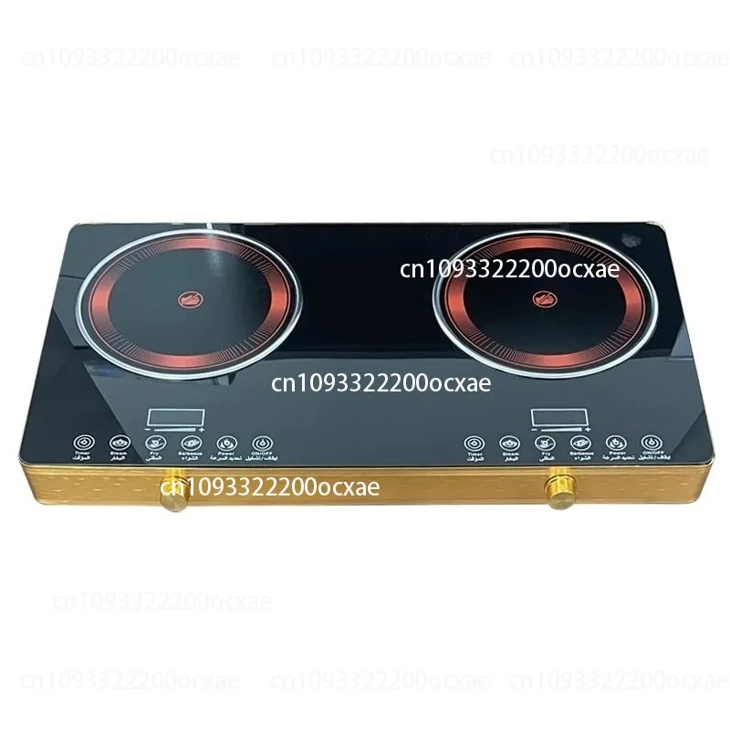 

Double furnace electric ceramic stove multi-functional double head electric stove household super power 3500W timing