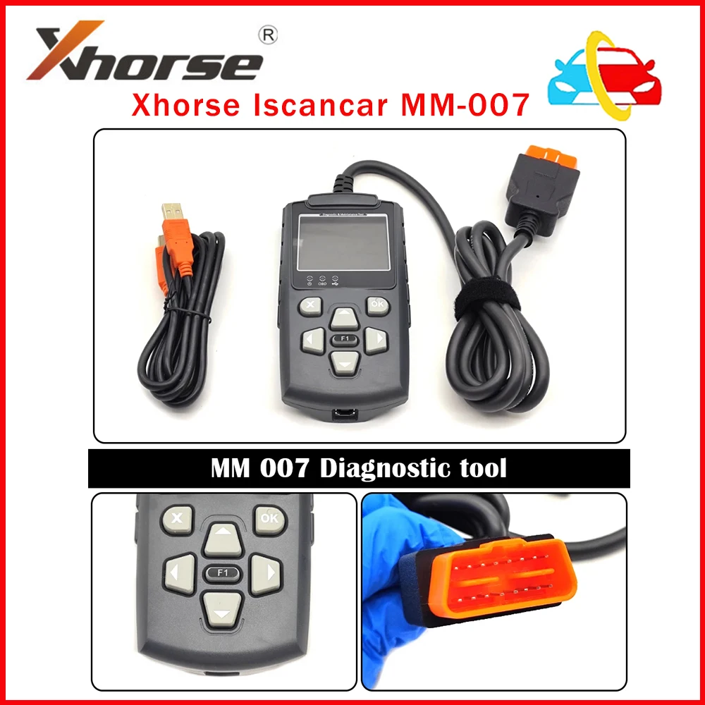 

Xhorse Iscancar MM-007 Car Diagnostic and Maintenance Tool Support Offline MM007 Refresh for Audi/Sko-da/Seat OBD2 SCANNER