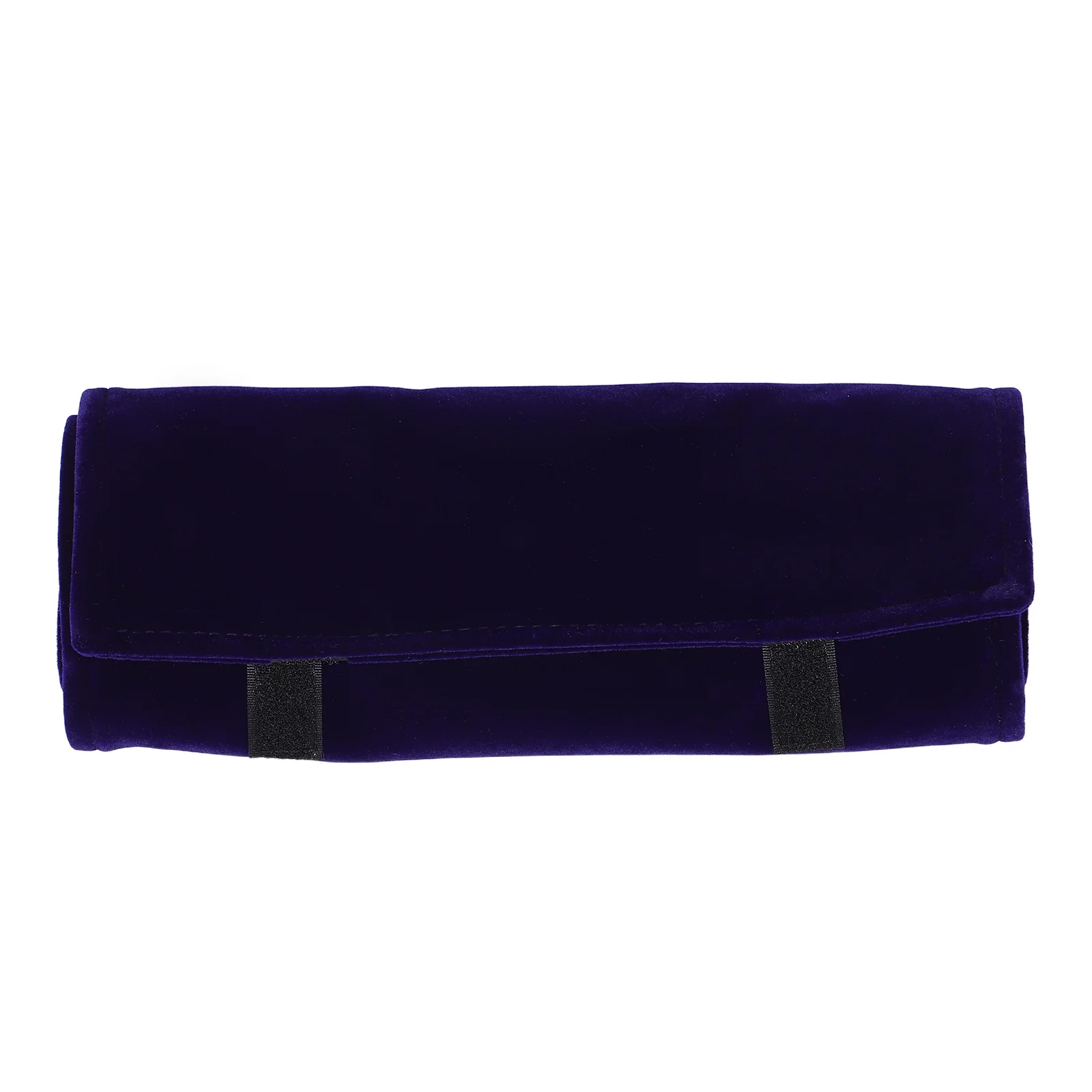 السفر مجوهرات لفة حقيبة الأزرق الفاخرة المنظم ل قلادة سوار أقراط حلقة ساعة الإسورة كيس التخزين المجوهرات المحمولة