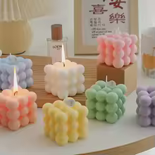 Ins Style Bubble Cube Candle