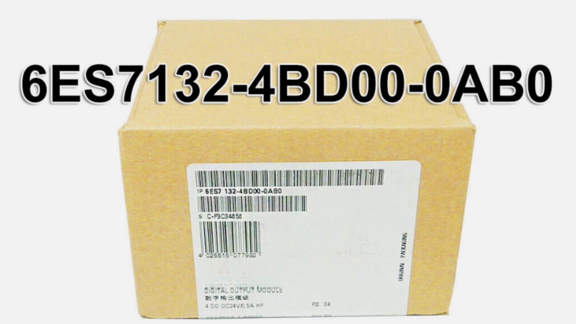 

New 6ES7132-4BD00-0AB0 6ES7 132-4BD00-0AB0 digital output module, one-year warranty, fast delivery