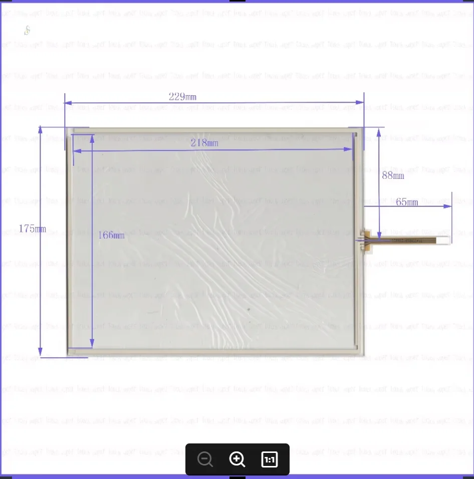 

ZhiYuSun 229mm*175mm 170913 10inch Touch Screen glass 4 wires resistive USB touch panel overlay kit 229*175 TOUCH SCREEN