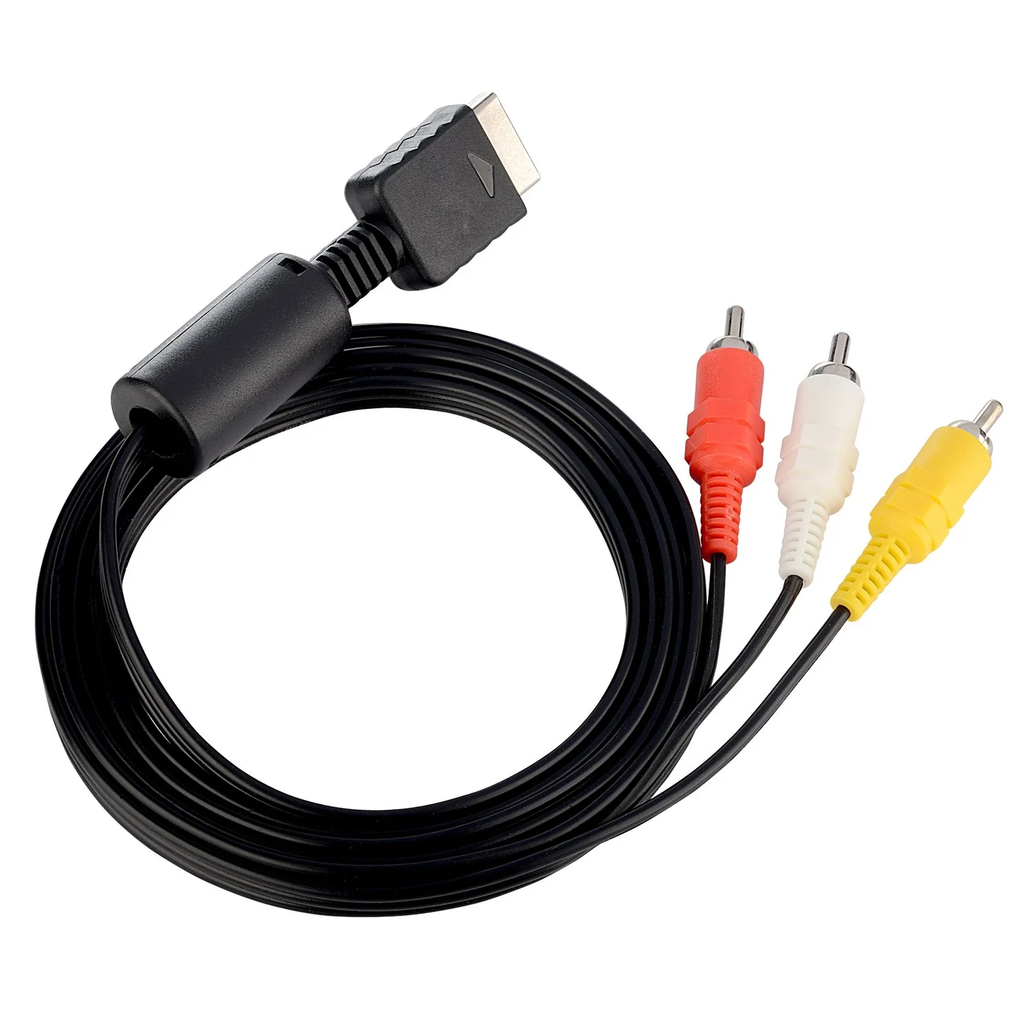 1.8m AV Audio Cable Game Composite 3 RCA Copper for Sony PS2/PS3/PS1 Console Wire AV Cable for PlayStation 1 2 3 Accessories