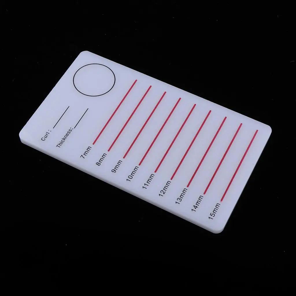 1 pièces r faux faux cils support support Pad cils Extensions colle palette support carte outil plaque conseil plaque