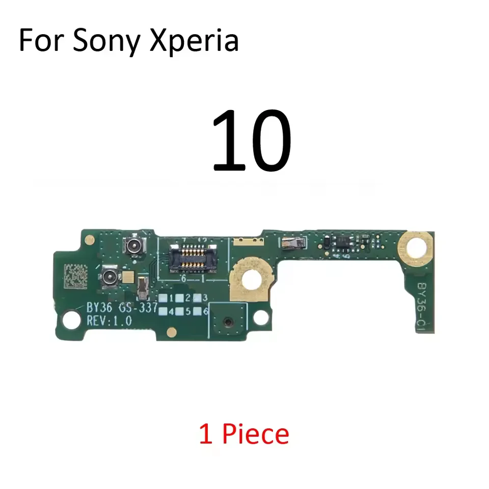 New Mic Microphone Sim Card Socket Slot Adapter Connector Reader Holder Board Flex Cable For Sony Xperia 1 5 10 Plus II III IV