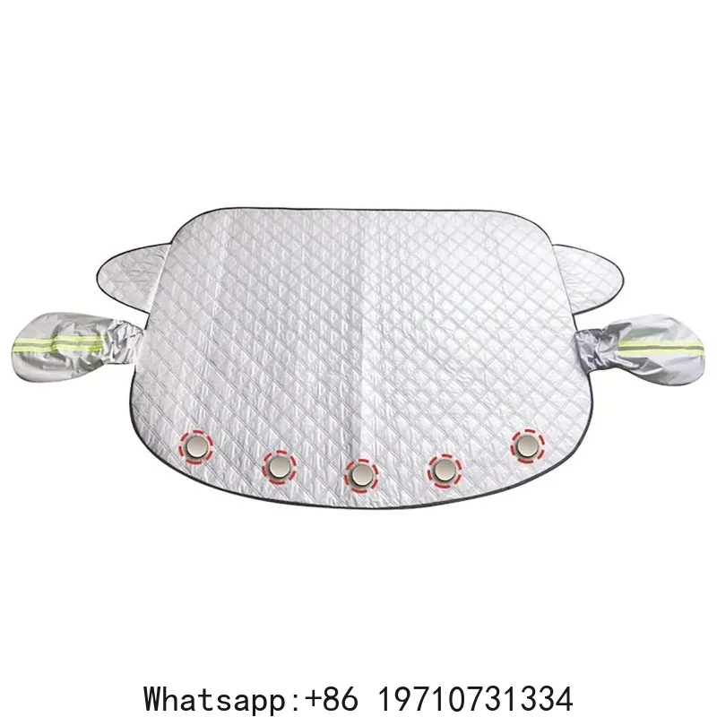 Foldable Car Windshield Sunshade with Storage Pouch,Car Front Window for Top Blocks UV Rays and Sun Heat ,Keeps Vehicle Cooler