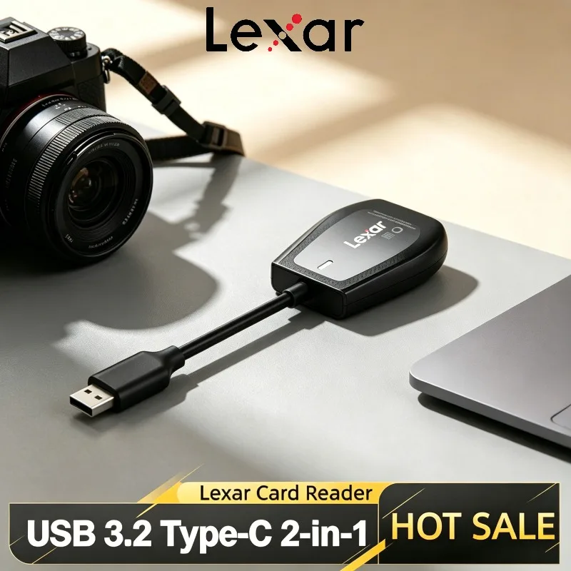 lexar-最大312mb-s読み取り速度-usb-32-type-c-プロフェッショナル-デュアルスロットリーダー-sdおよびmicrosd-uhs-iiカード対応-ノートパソコン-デスクトップ用