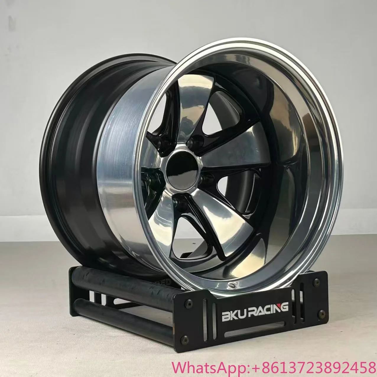 Bku 3 Piece Forged Wheels for Porsche 991 Carrera 4S 911 Turbo S 992 GT3 RS 20 21 Inch Custom Deep Dish Two Toned Alloy Rim
