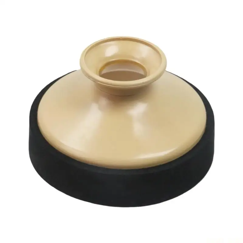 U2JB ABS Altos Saxophone Silencers Light Weight Round ABS Sax Mute Silencers Enduring