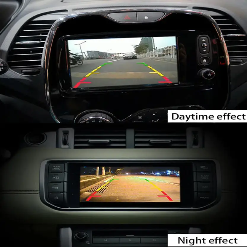 BigBigRoad لتويوتا هايلكس فيجو بيك اب 2004--2013 2014 2015 سيارة HD الرؤية الخلفية وقوف السيارات المسار مقبض الكاميرا #2