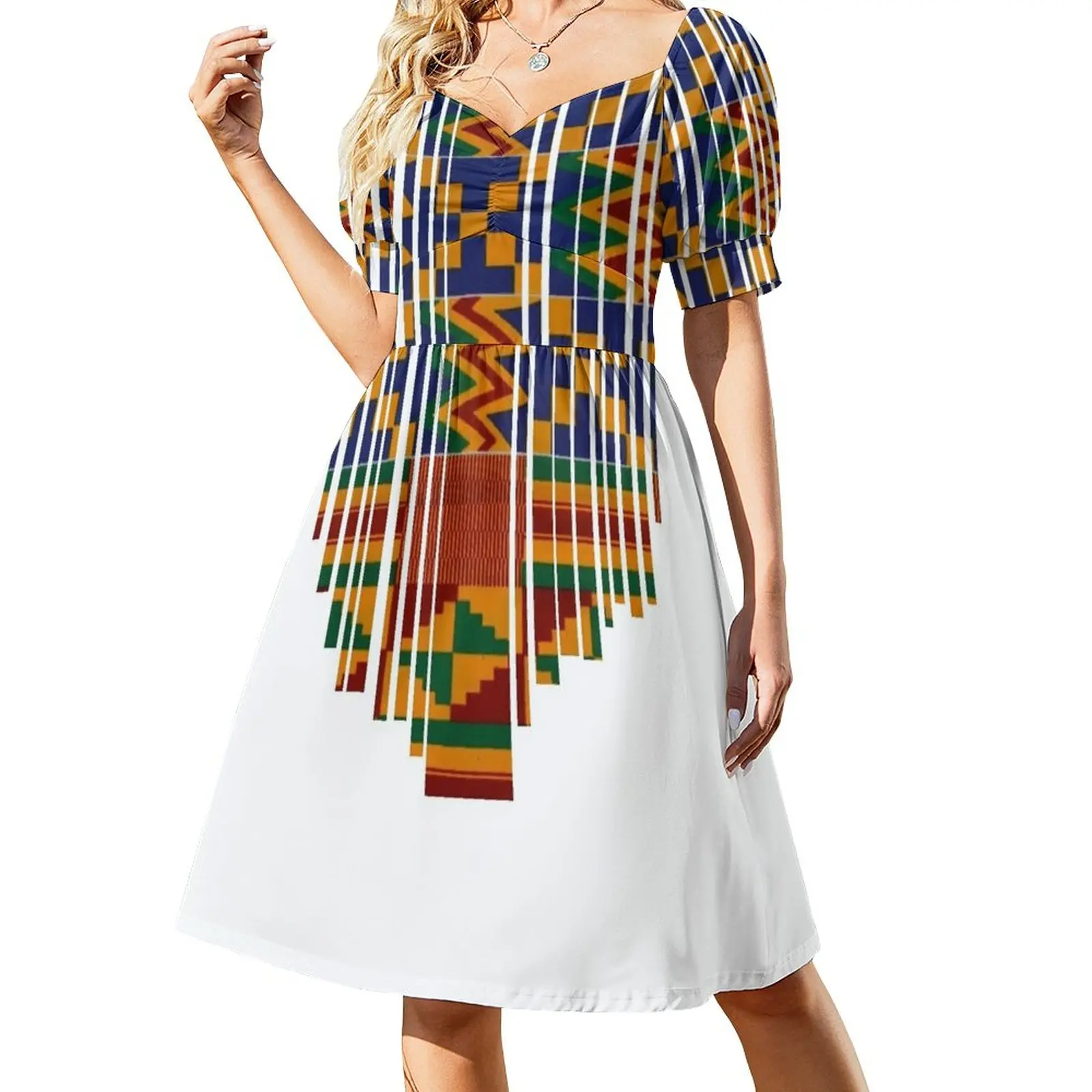 

Kente design. African print/African clothing Dress elegant women's sets luxury woman party dress dresses for woman 2023