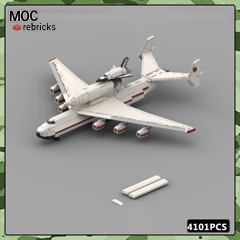 MOC Military Series AN-225 Carrierplane Heavy Strategic Distance Weapon Medium Difficulty Suit DIY Building Block Model  Boy Toy