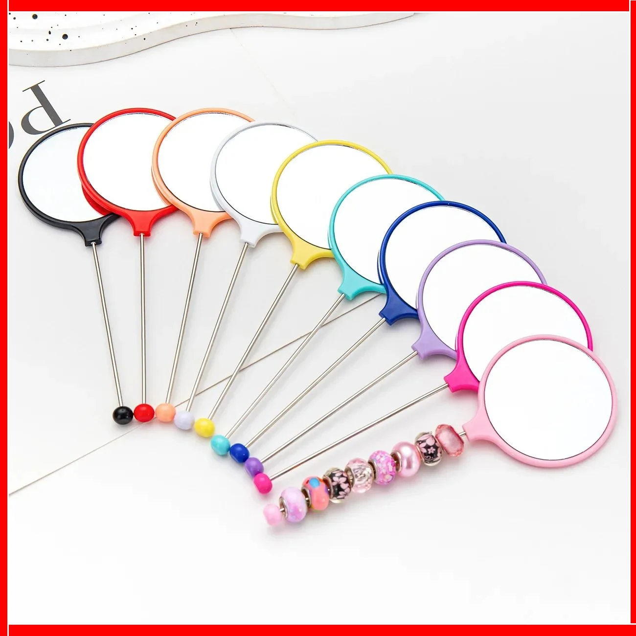 

30pcs DIY Beaded Mirror Portable Beadable Bliss Home Decor Wedding Favors Gift for Guests Party Favors for Kids Birthday