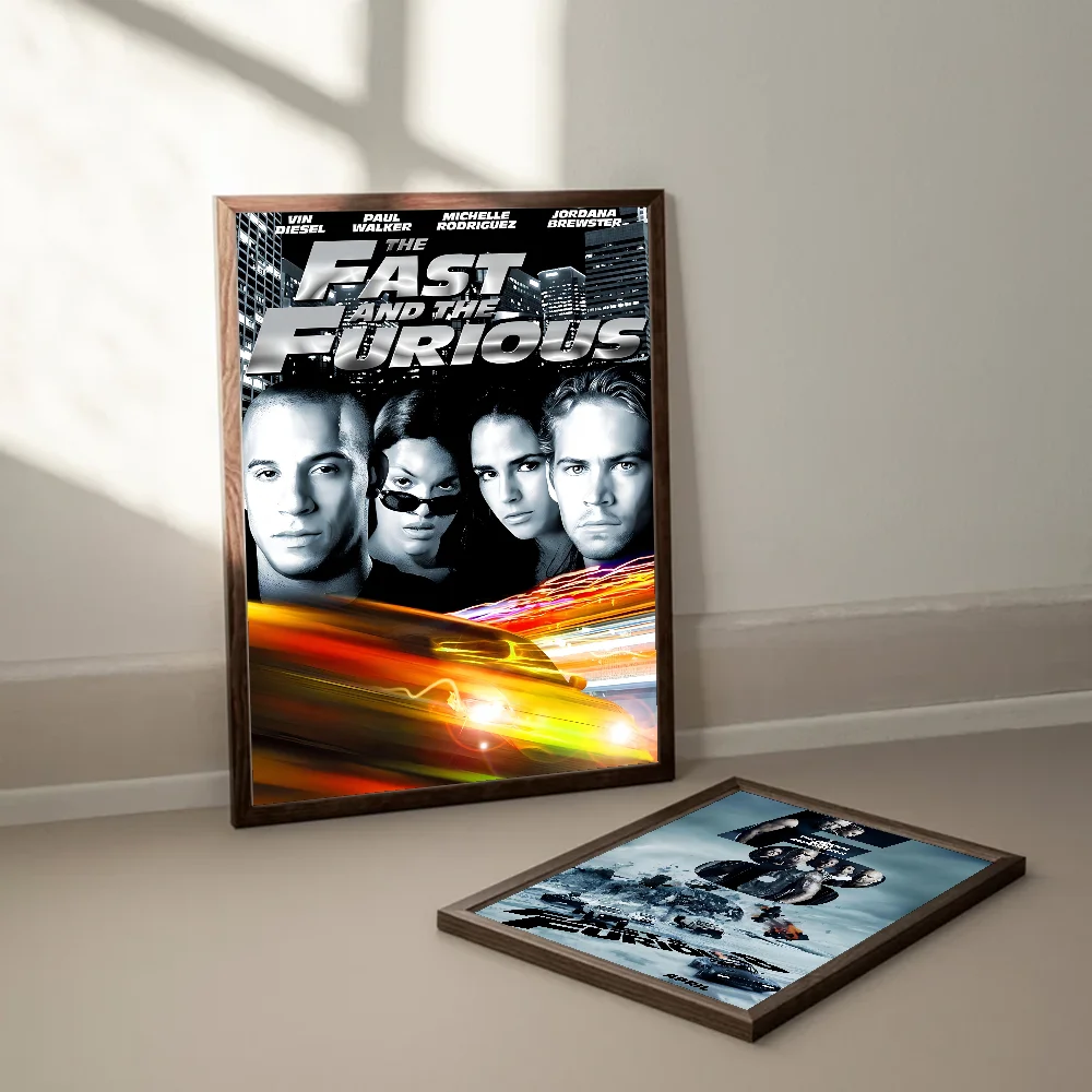 Classic Movies Fast & Furious Whitepaper Poster HD Quality Poster Wall Art Painting Study Room Wall Decor