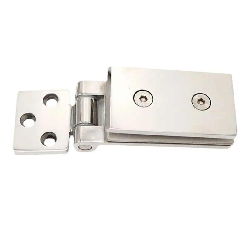 For Glass Door Hinge Stainless Steel Glass Clip, Frameless Glass Door Fixing Clip Hinge