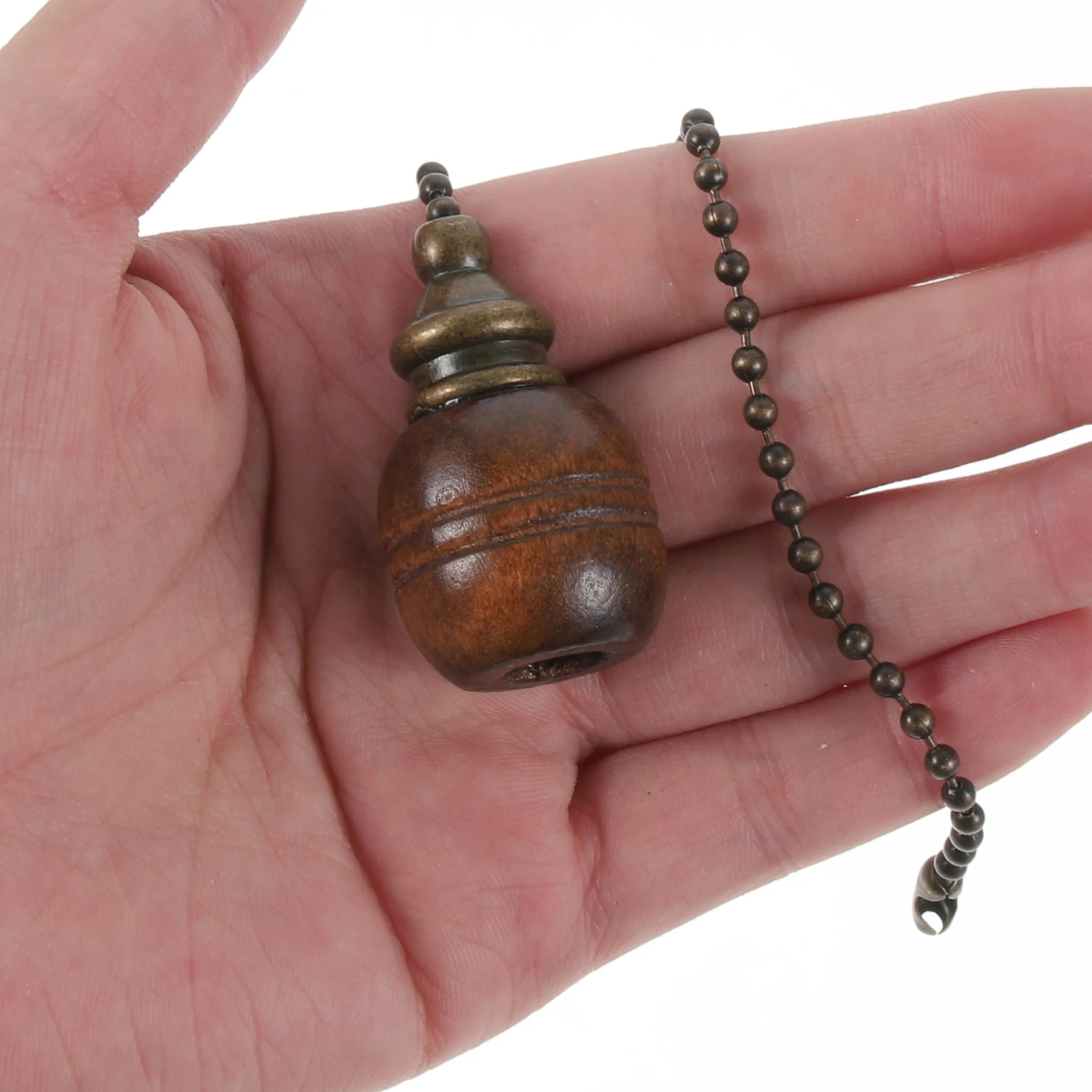 Decorative Fan Pull Chain Ceiling Light Chain Pendant Sturdy Zipper Design Fits All Fans Adjustable Length Extendable Cord