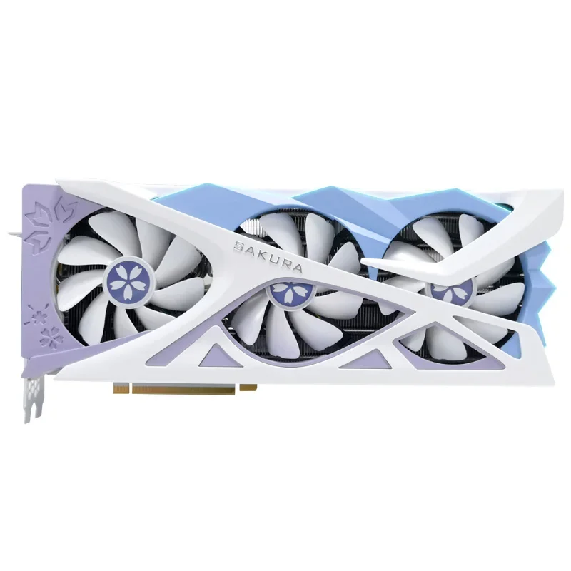 New Arrival YESTON RTX4070 SUPER SAKURA - 12G D6X Graphics Card For Gaming pc