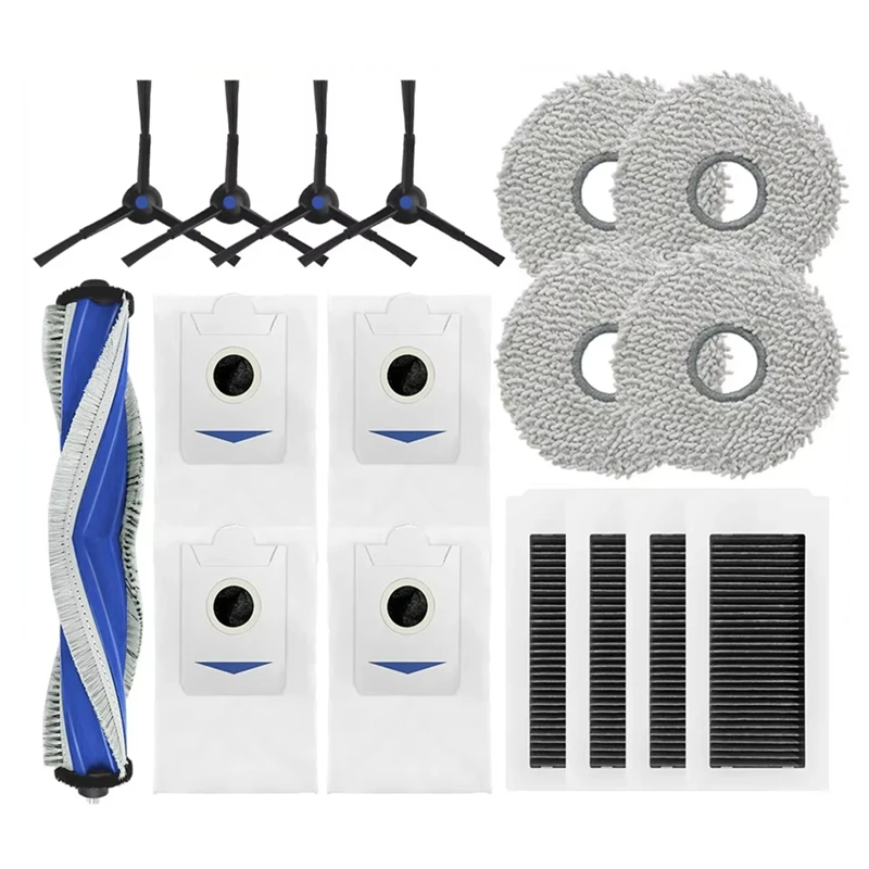 

A98G-For ECOVACS DEEBOOT X5 OMNI / X5 PRO OMNI Roller Side Brush Filter Mop Cloth Dust Bag Robot Vacuums