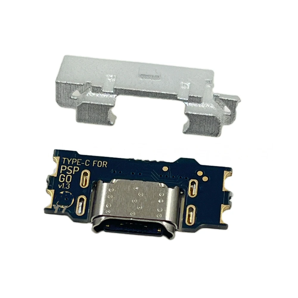 منفذ شحن من النوع C لـ PSP Go USB C قطع غيار شحن لـ PSP GO استبدال جزء إصلاح تثبيت موصل تجديد محول