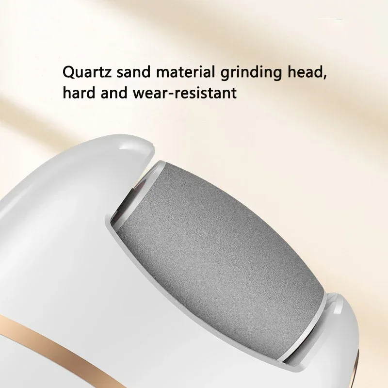 1 PC Electric Foot Grinder, Rechargeable Thick Leather Polishing Foot Grinder, and 2 Different Thickness Grinding Heads image 3