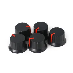 5PCS 24*15mm Potentiometer Knob Cap Flower-axis Volume Control Knobs red for Encoder
