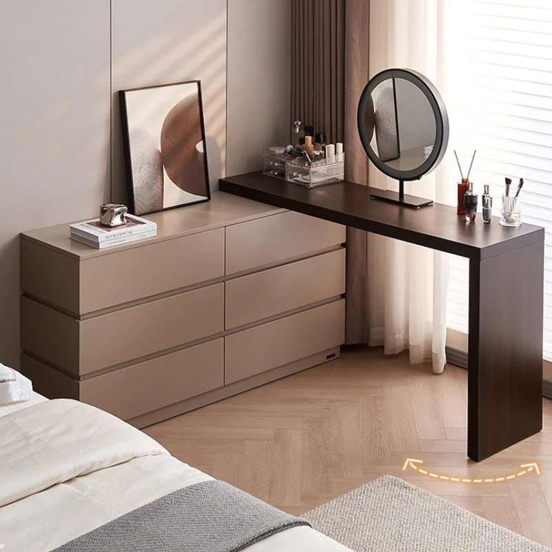 

Vanity Desk With Light Mirror With Seat Illuminated Makeup Chest Of Drawers Bedroom Dressing Table Set Mirror Home Furniture