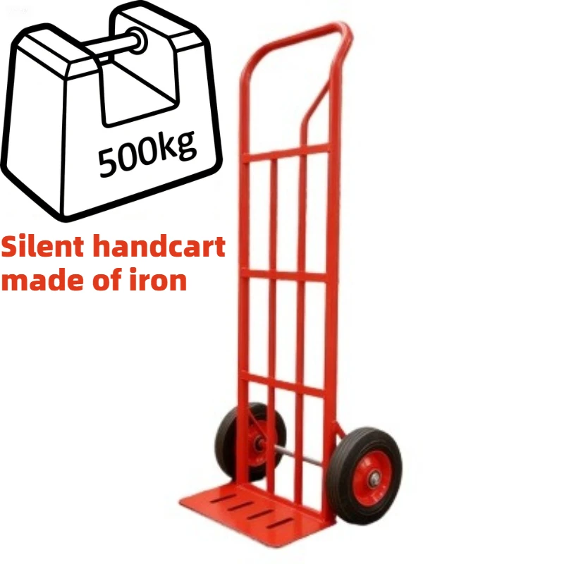 

Heavy-duty two-wheeled trolleys Silent rolling trolleys for warehouses and logistics Heavy-duty trucks