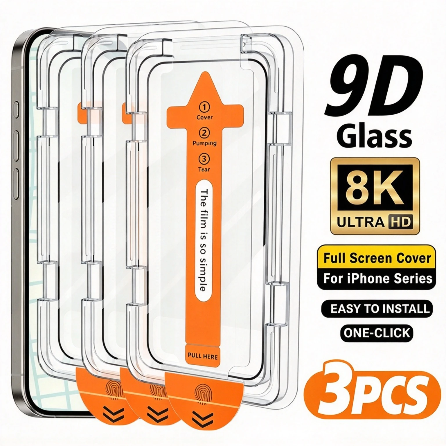 Aliexpress ﻿For iPhone 18 Pro Max Screen Protectors For iPhone 18 Pro 17 16 15 14 13 12 11 XR XS 7 8 SE 16e Air Dust Free Tempered Glass - Aliexpress Deal