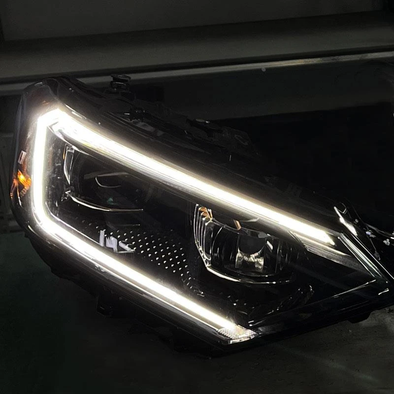 Car Styling for VW Jetta Sagitar Headlights 2019-23 Jetta MK7 DRL LED Bi Xenon Bulb Assembly upgrade Dynamic Signal Accessories