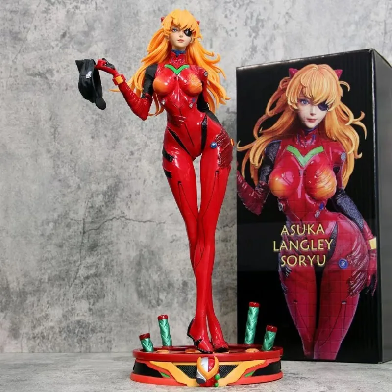 Neon Genesis Evangelion Limbo Rei Asuka Anime Interface Cartoon Figures, Gelcoat Gk Model, Ornements, Gift Statue, Nouveau