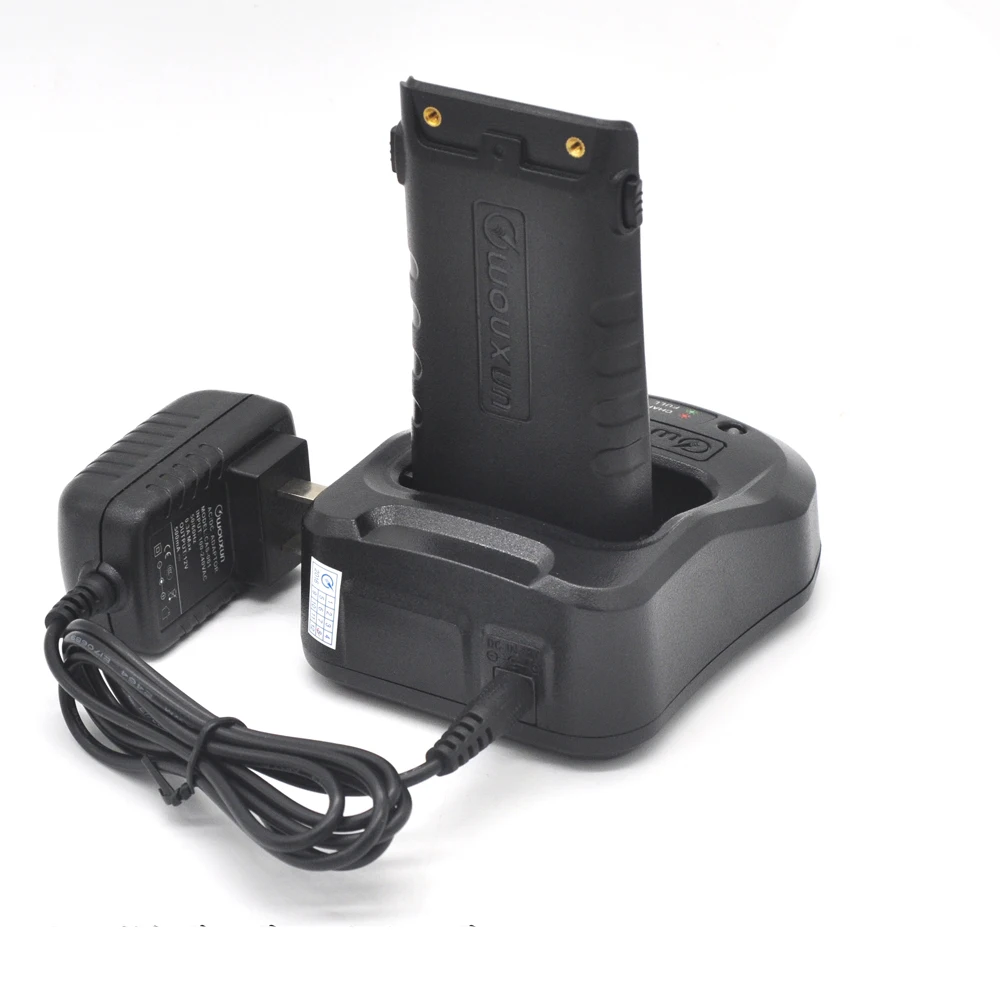 НОВОЕ оригинальное зарядное устройство с адаптером для радио рации Wouxun KG-UV9D, двусторонняя радиосвязь, вилка стандарта ЕС/США