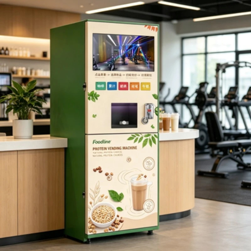 FOODLINE Intelligent Protein Shake Vending Machine Coin Card Payment Protein Powder Dispenser