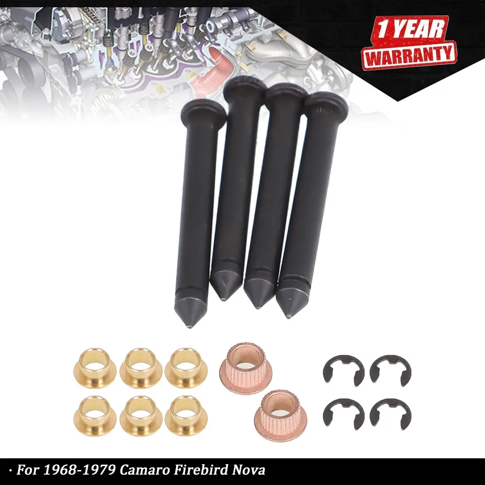

For 1968-1979 Camaro Firebird Nova Door Hinge Pin And Bushing Repair Kit A00031