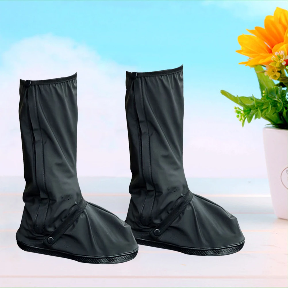 

Waterproof Shoe Cover Tall Boot Reusable PVC Material Foldable Shoes Cover for Outdoor Rainy Days