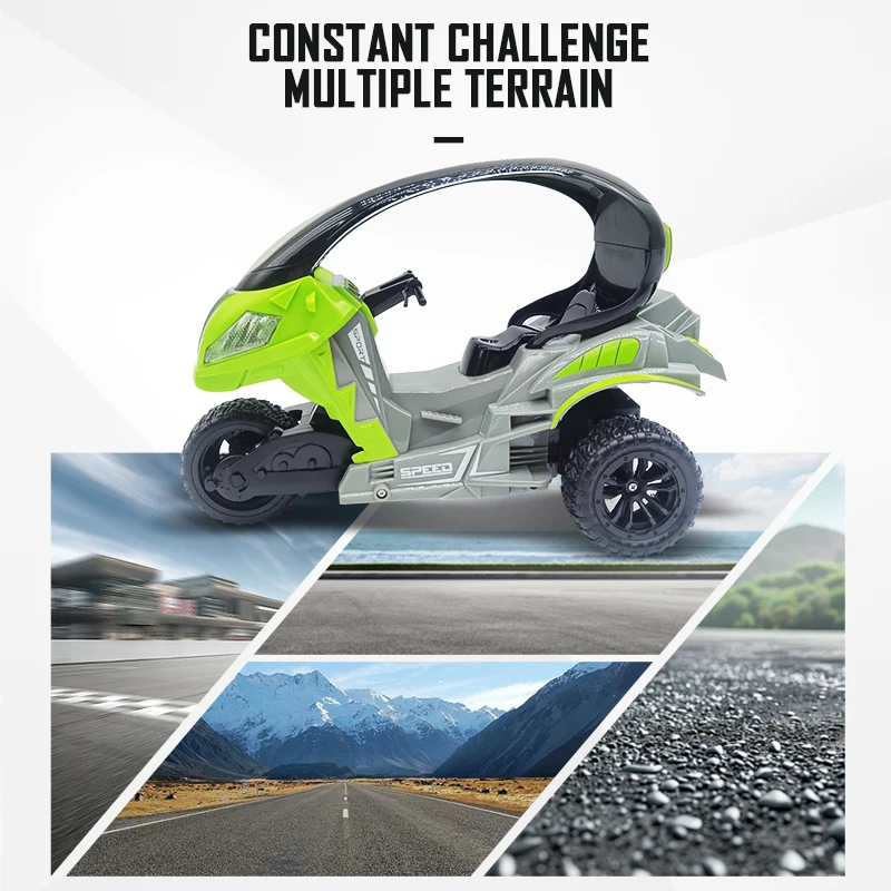 Drie Wielen Rc Motorfiets Met Lichte Spray 2.4G Afstandsbediening Elektrische Hoge Snelheid Emulatie Motorfietsen Speelgoed Voor Kinderen Geschenken