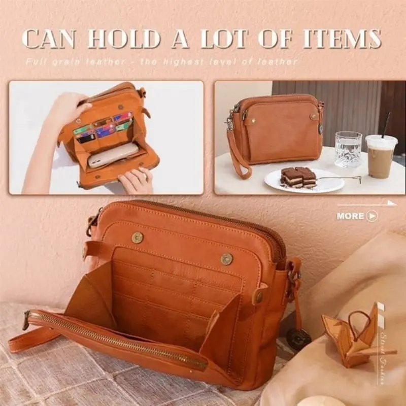 Crossbody Leather Shoulder Bags and Clutches New Ladies Pu Leather Handbag Multifunctional Large Capacity Shoulder bags