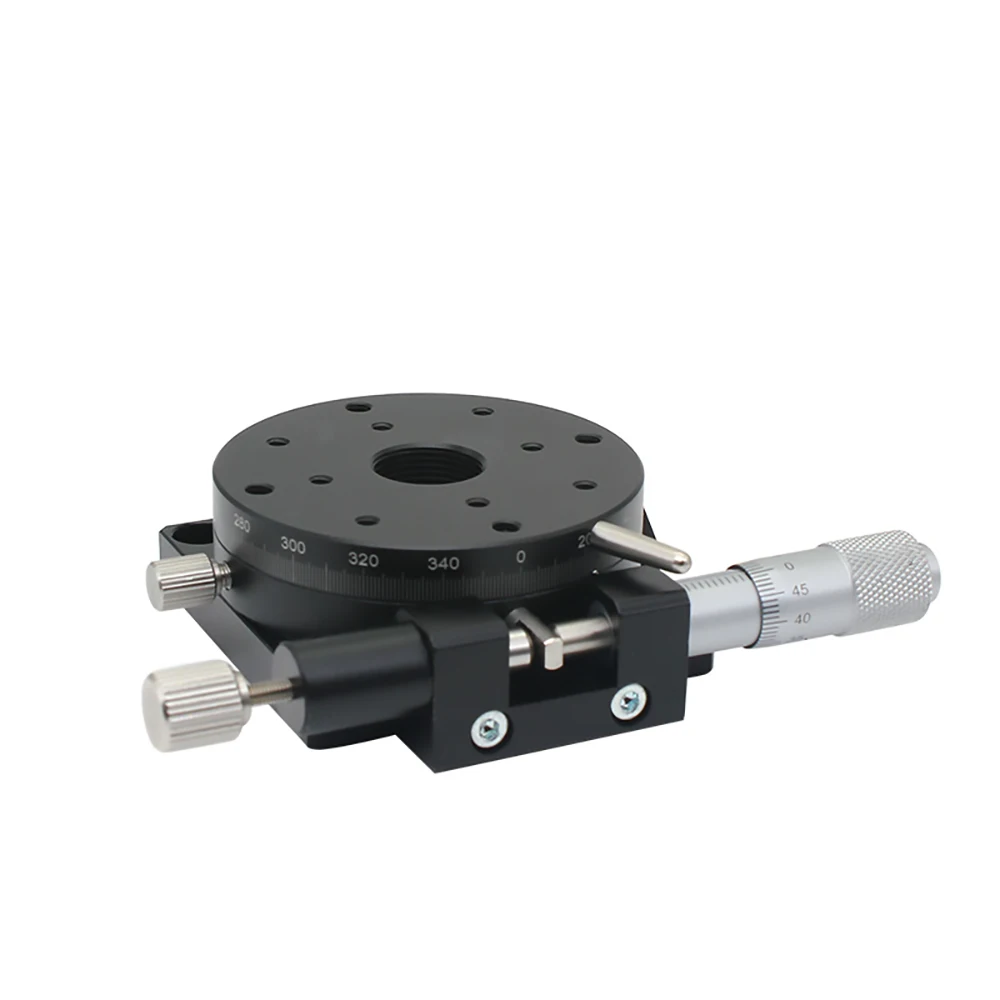 R Axis 60mm RSP60-L RS60-L Manual 360 Degree High Precision Angle Adjustment Platform Optical Heavy
