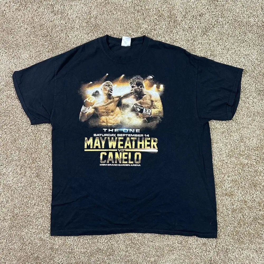 Mayweather Vs Canelo ‘’The One’’ Promo 2013 Boxing Black T-shirt Men’s Size XL