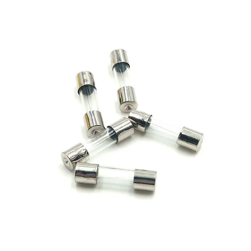 100pcs 5*20mm6*30mm T/Slow Blow Glass Fuse 250V 0.5 1 2 3 5 6 8 10 15 20A AMP Fuse Electronic Component Voltage Protection