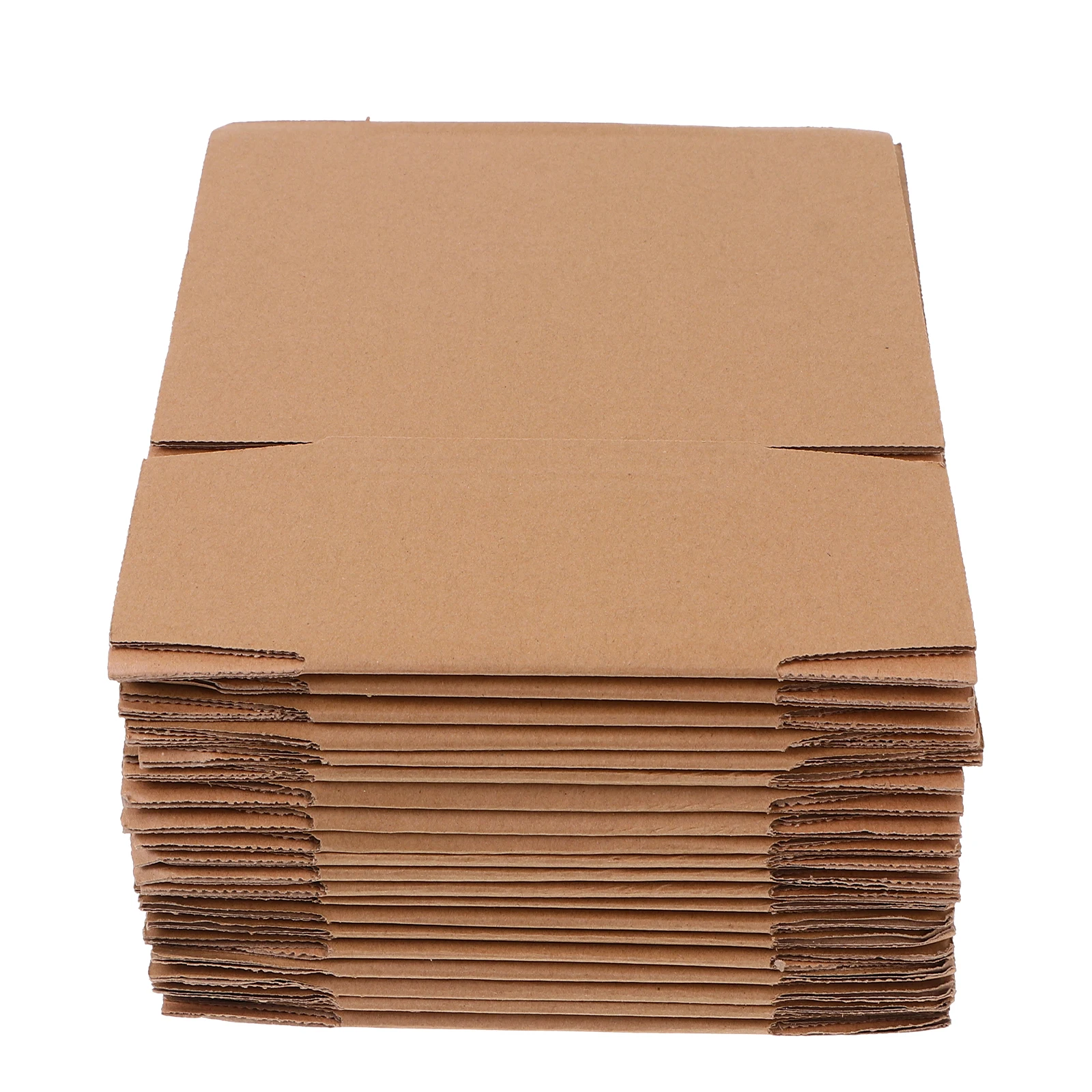 

20 pcs Cardboard Boxes Kraft Paper Small Packaging Cartons Eco Friendly Reusable Storage Gift Boxes Party Supplies